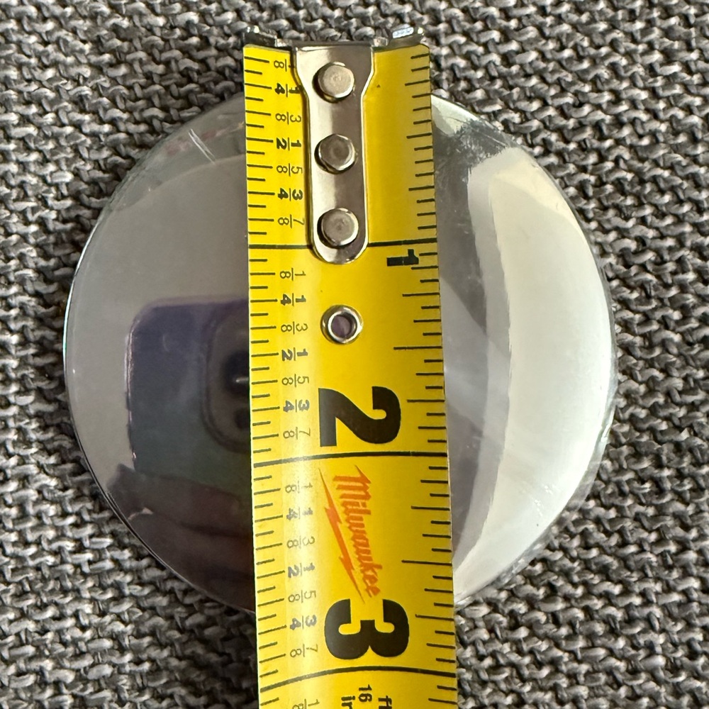 Dior Beauty Silver Double Sided Compact Pocket Mirror Silver New Authentic - Picture 17 of 17